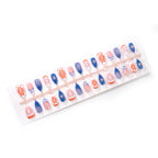 Press-On Nail Set Floral Patterns & No Glue
