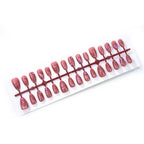 Press-On Nail Set Floral & Pearl Peel And Stick