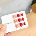 Press-On Nail Set Floral Peel-And-Stick
