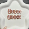 Press-On Nail Set Floral Peel-And-Stick Chip-Resistant