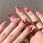 Press-On Nail Set Floral Peel-And-Stick Comfortable Fit
