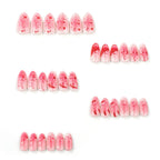 Press-On Nail Set Floral Peel-And-Stick Comfortable Fit