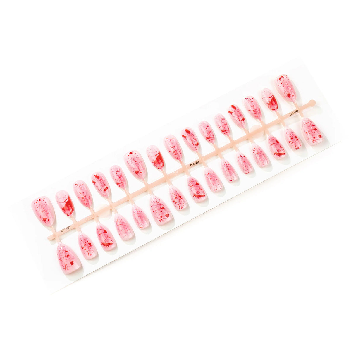 Press-On Nail Set Floral Peel-And-Stick Comfortable Fit