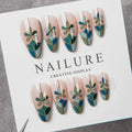 Press-On Nail Set Floral Peel & Stick 24-Piece