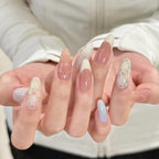 Press-On Nail Set Floral Peel & Stick Comfortable Fit