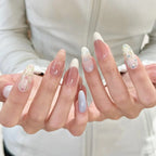 Press-On Nail Set Floral Peel & Stick Comfortable Fit