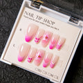 Press-On Nail Set Floral Peel & Stick Comfortable Fit
