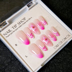 Press-On Nail Set Floral Peel & Stick Comfortable Fit