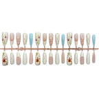 Press-On Nail Set Floral Peel & Stick Comfortable Fit