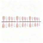 Press-On Nail Set Floral Peel & Stick Reusable