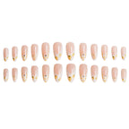 Press-On Nail Set Floral Peel & Stick Reusable