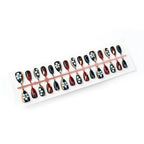 Press-On Nail Set Floral Peel & Stick Two-Week Wear