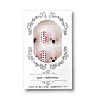 Press-On Nail Set Floral & Polka Dot Long-Lasting