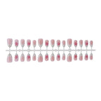Press-On Nail Set Floral & Polka Dot Reusable