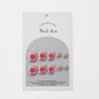 Press-On Nail Set Floral & Polka Dot Reusable