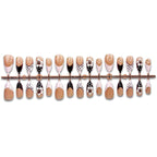 Press-On Nail Set Floral & Polka Dot Reusable