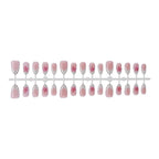 Press-On Nail Set Floral & Polka Dot Reusable