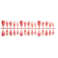 Press-On Nail Set Floral Pre-Applied Adhesive