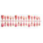 Press-On Nail Set Floral Pre-Applied Adhesive