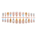 Press-On Nail Set Floral Ready-To-Apply Multiple Sizes