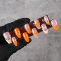 Press-On Nail Set Floral Reusable Easy Application