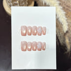 Press-On Nail Set Floral Reusable & Easy Application