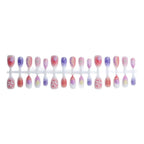 Press-On Nail Set Floral Reusable & Lightweight