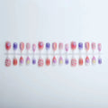 Press-On Nail Set Floral Reusable & Lightweight