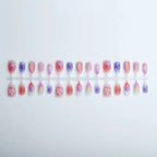 Press-On Nail Set Floral Reusable & Lightweight