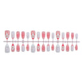 Press-On Nail Set Floral Reusable Non-Toxic