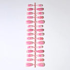 Press-On Nail Set Floral Self-Adhesive Comfort Fit