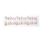 Press-On Nail Set Floral Self-Adhesive Comfortable Fit
