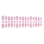 Press-On Nail Set Floral Self-Adhesive & Reusable