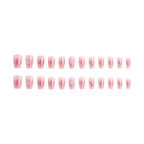 Press-On Nail Set Floral Sparkle Easy Apply