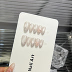 Press-On Nail Set Floral & Sparkle Multiple Sizes