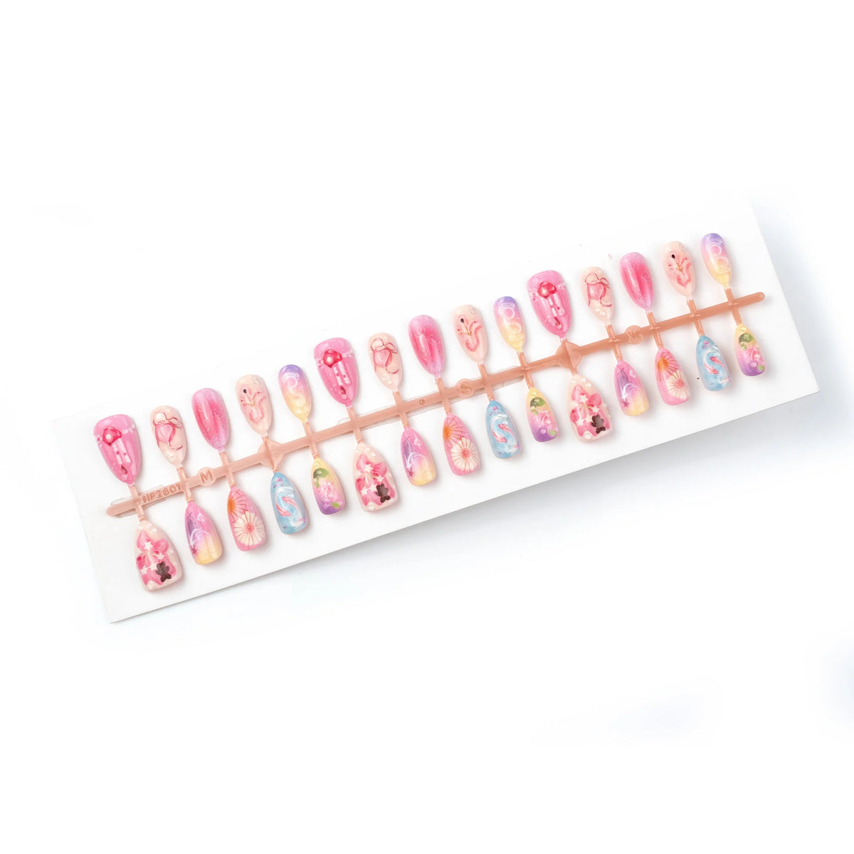 Press-On Nail Set Floral & Whimsical Ten Pack