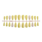 Press-On Nail Set Flower-Embellished Lightweight & Comfortable