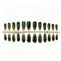 Press-On Nail Set Forest-Inspired Non-Toxic Adhesive Included