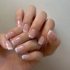 Press-On Nail Set French Manicure 24-Piece With File