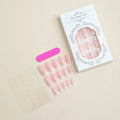 Press-On Nail Set French Manicure 24-Piece With File
