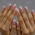Press-On Nail Set French Tip 24-Piece Long-Lasting Comfortable Fit