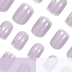 Press-On Nail Set French Tip 24-Piece Long-Lasting Comfortable Fit