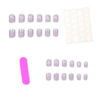 Press-On Nail Set French Tip 24-Piece Long-Lasting Comfortable Fit