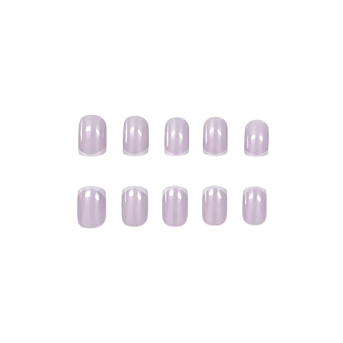 Press-On Nail Set French Tip 24-Piece Long-Lasting Comfortable Fit