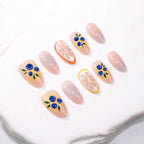 Press-On Nail Set Fruit-Inspired Easy Application & Long-Lasting Wear