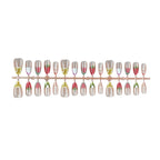 Press-On Nail Set Fruit-Inspired Peel & Press