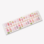 Press-On Nail Set Fruit-Inspired Peel & Stick Long-Lasting
