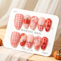 Press-On Nail Set Fruit-Themed Peel & Stick Long-Lasting