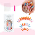Press-On Nail Set Fruity Motifs Includes Tools