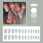 Press-On Nail Set Full-Coverage No Glue Reusable
